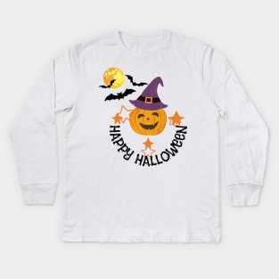 Happy halloween Kids Long Sleeve T-Shirt